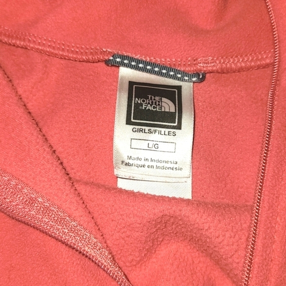 The North Face Large Girls Salmon Pullover - Picture 2 of 7